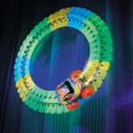 Changeable Track Race Car with Glow In The Dark Flexible Racing Tracks Rail4